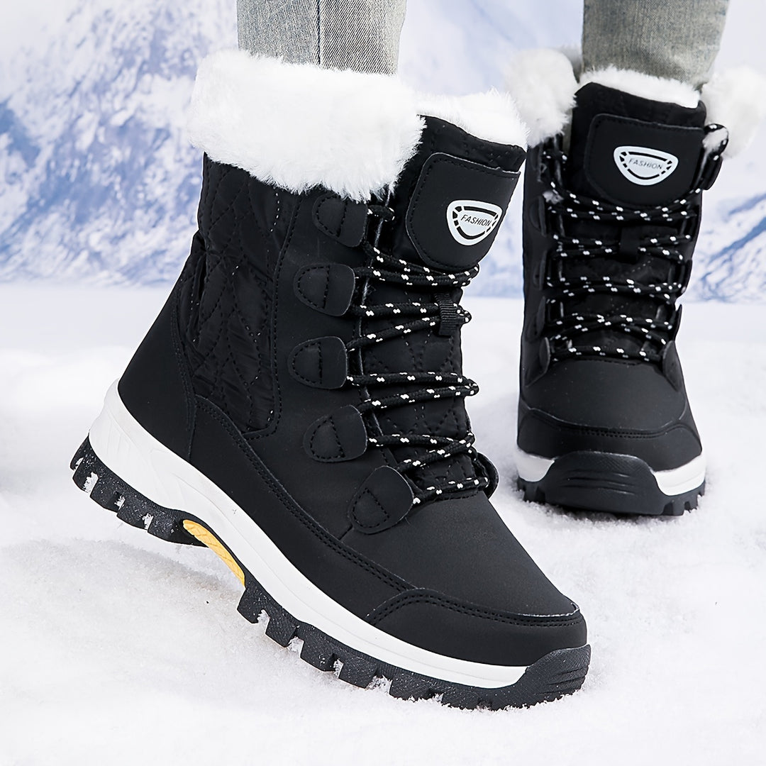 Soft women's snow boots