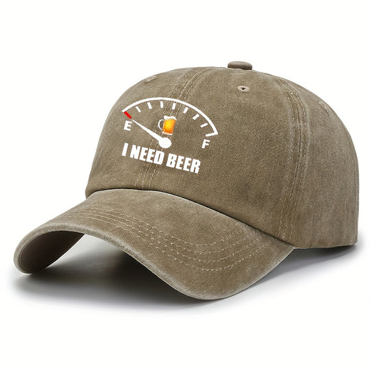 Beer Theme Cotton Baseball Cap