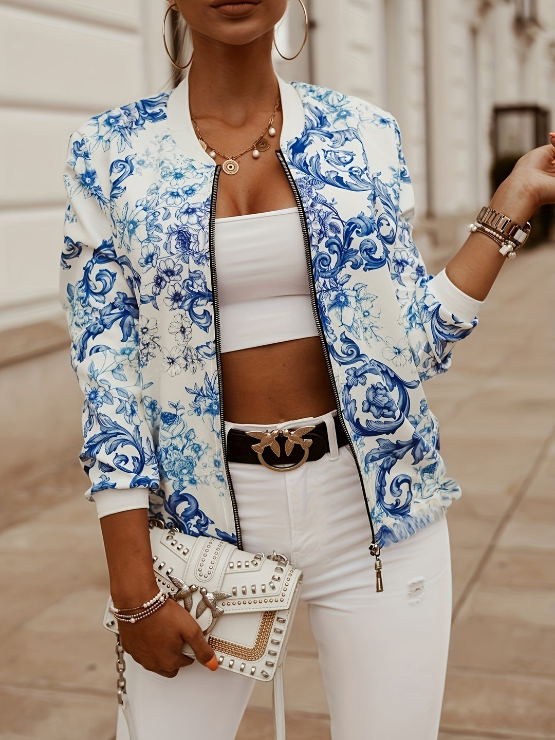 floral jacket for women