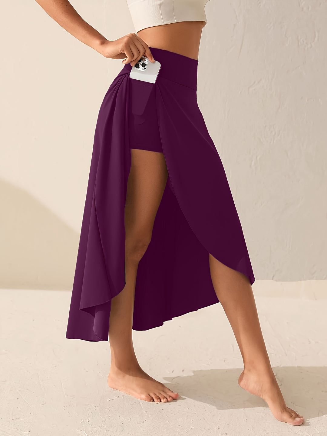 Sportlicher High-Waisted Skort für Frauen