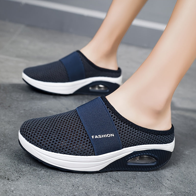 Breathable mules for women