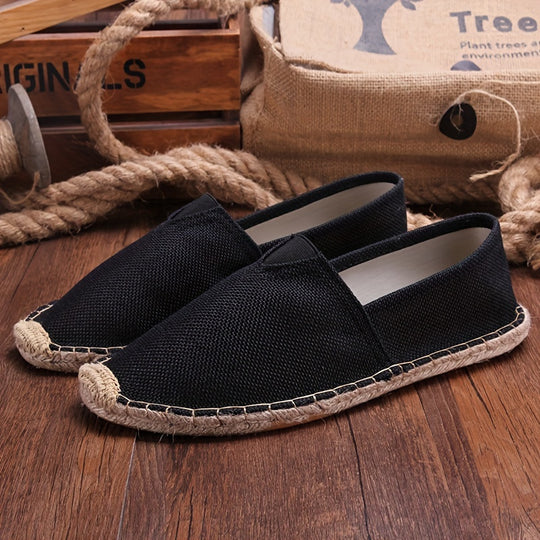 Herren Espadrilles Loafer Schuhe