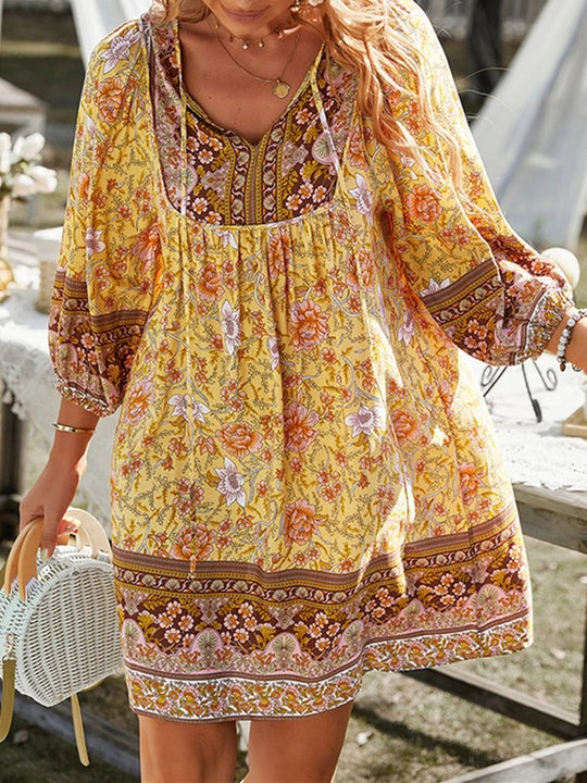 Vintage Boho Kleid