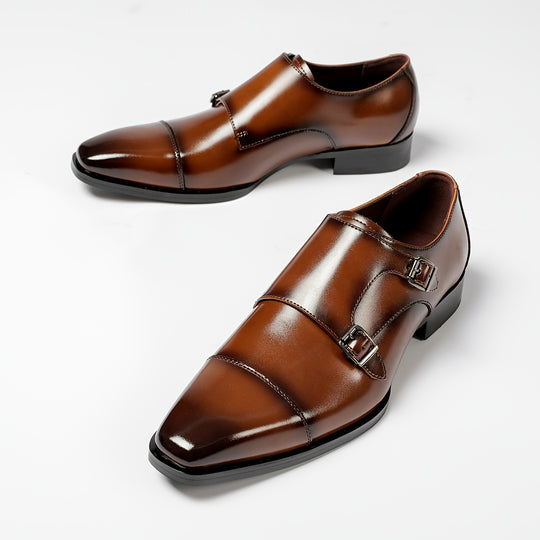 Herren Doppelmonk Loafers