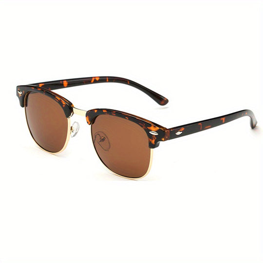 Trendy polarized retro sunglasses