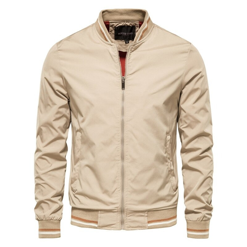 Durable bomber jacket for men