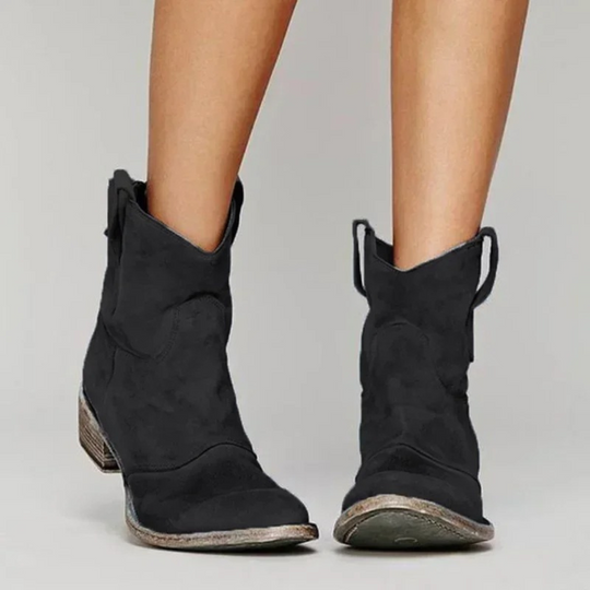 leather cowboy boots for women