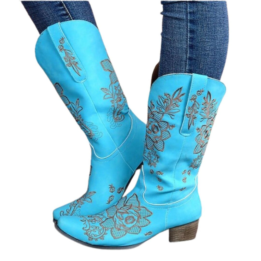 Embroidered Boots for Women