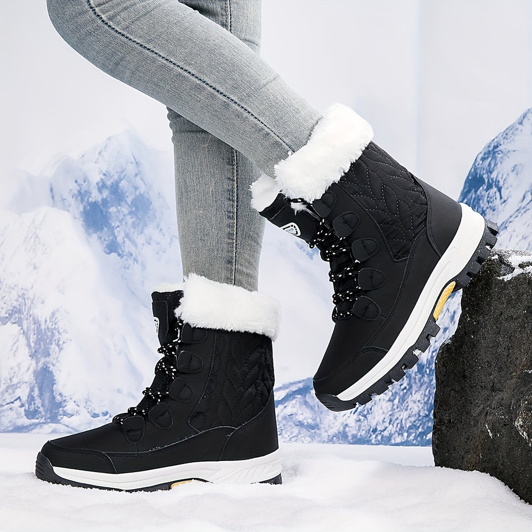 Soft women's snow boots