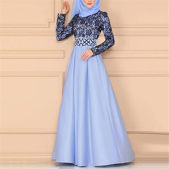 Elegant Muslim Maxi Dress for Women