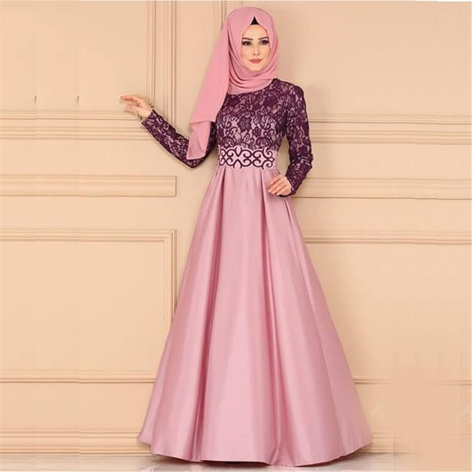 Elegant Muslim Maxi Dress for Women