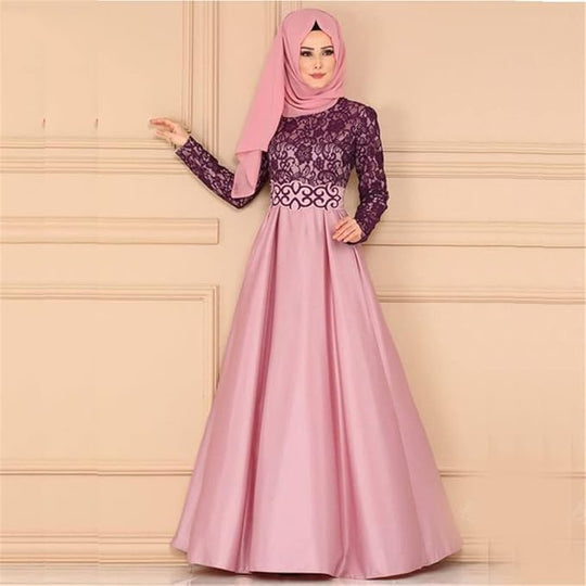 Elegant Muslim Maxi Dress for Women