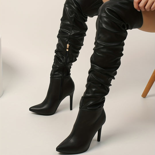 stiletto heel boots for women