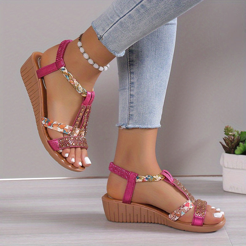 Braided Wedge Sandals for Women