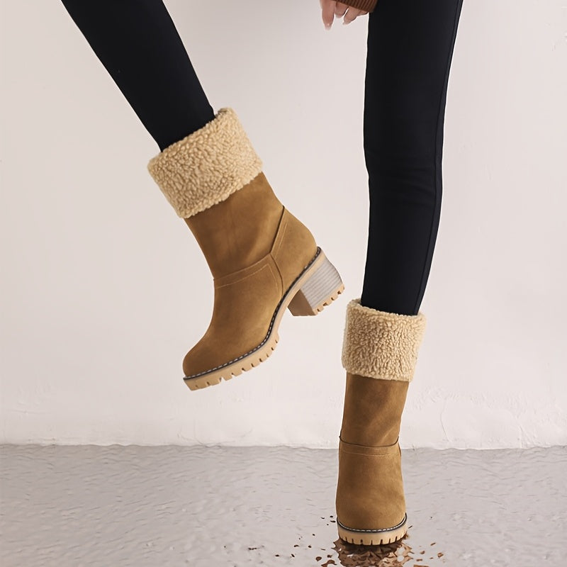 women's snow boots with stiletto heels