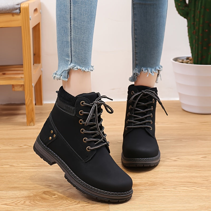 Women's Casual Combat Boots