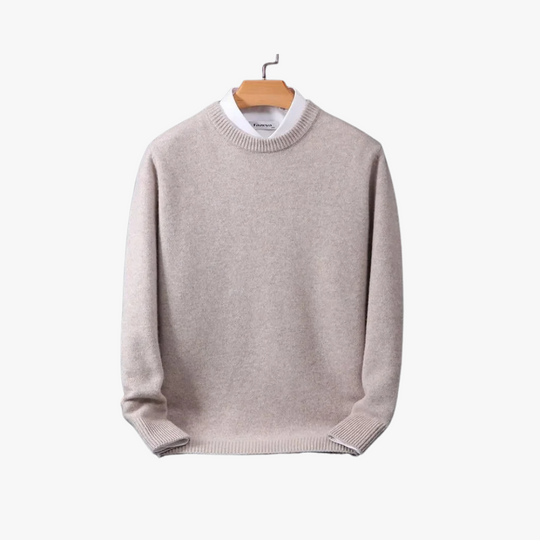 Soft casual cashmere sweater for men