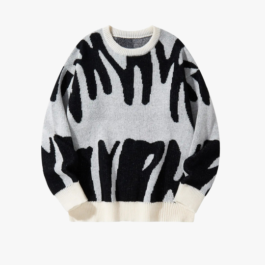 Stylish graphic sweater for men