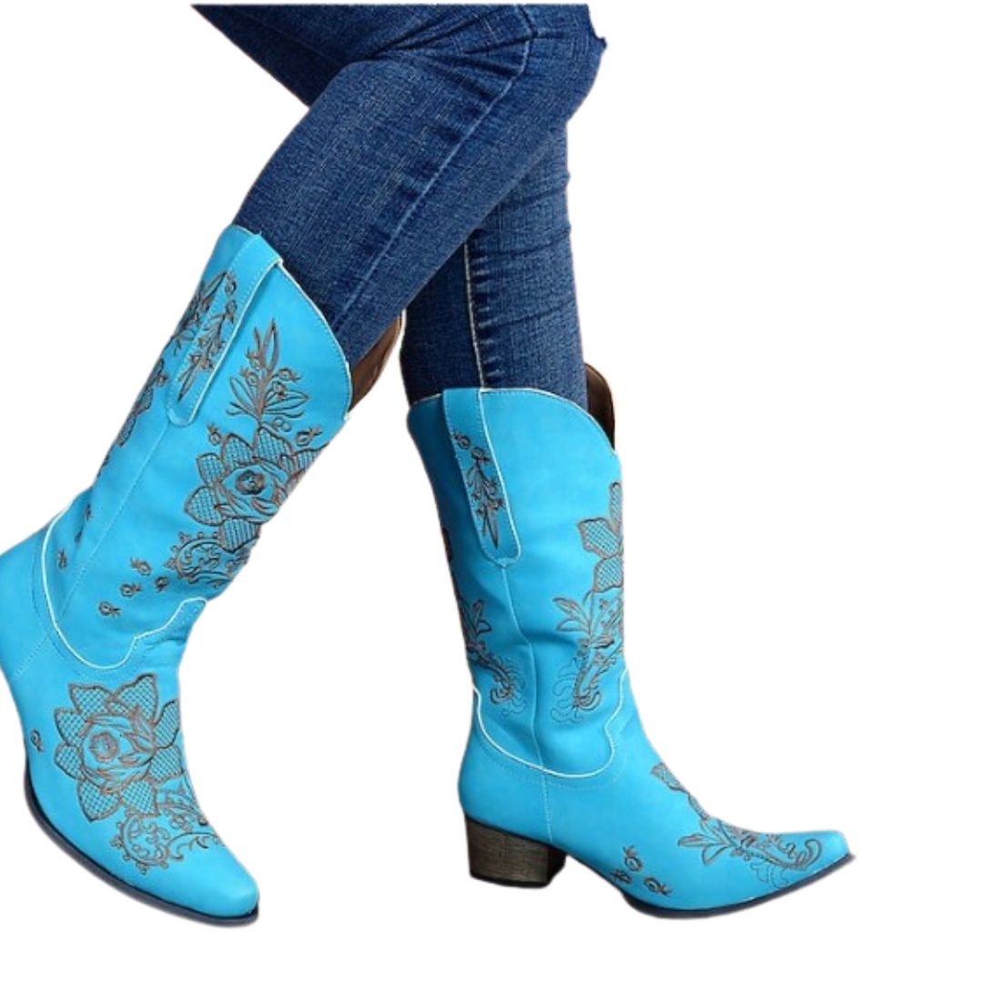 Embroidered Boots for Women