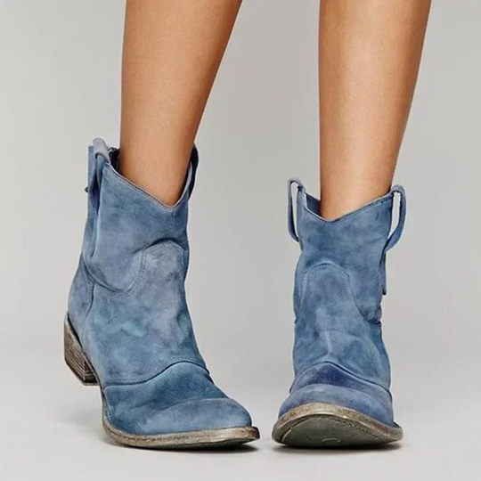 leather cowboy boots for women