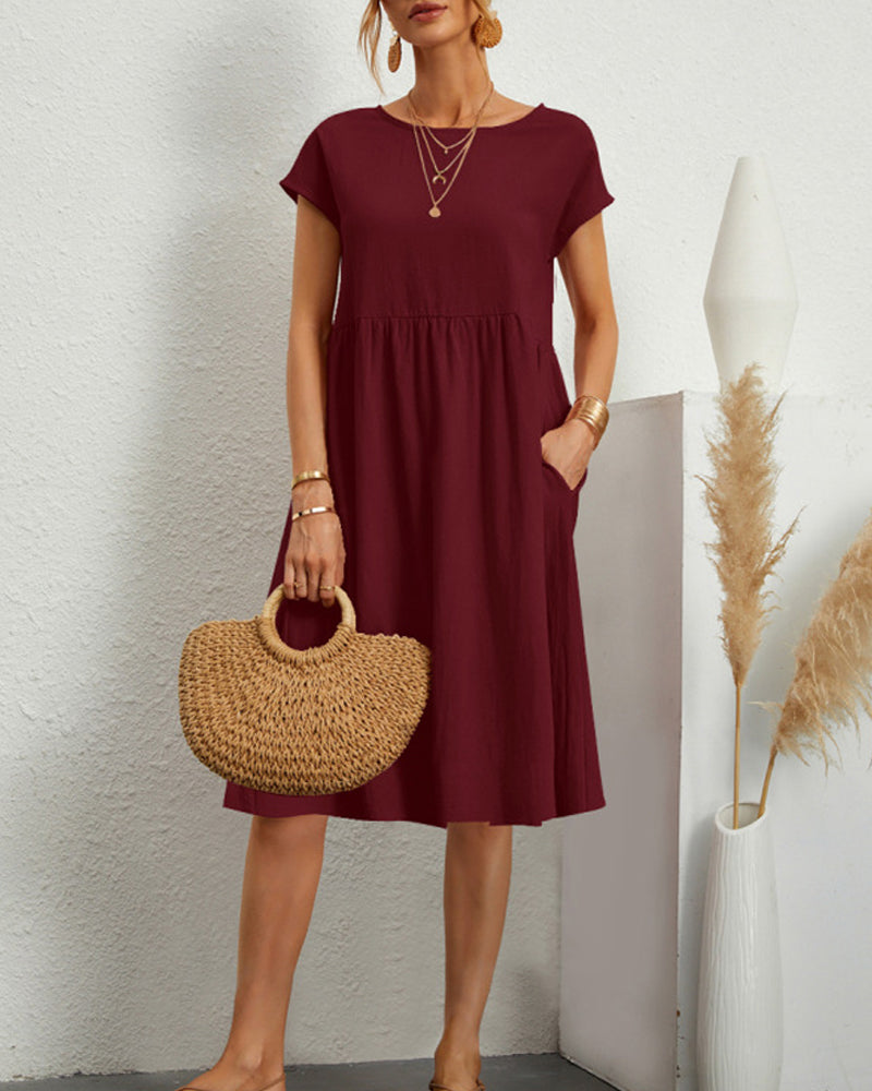 Casual cotton summer dress