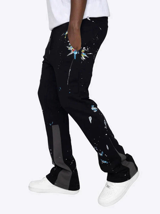 Splash Flare Sweatpants for Men