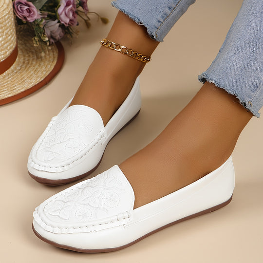 Bestickte Loafers für Frauen