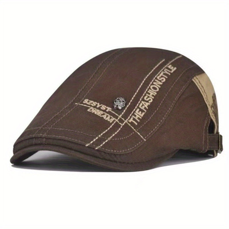 men's flat cap cabbie hat