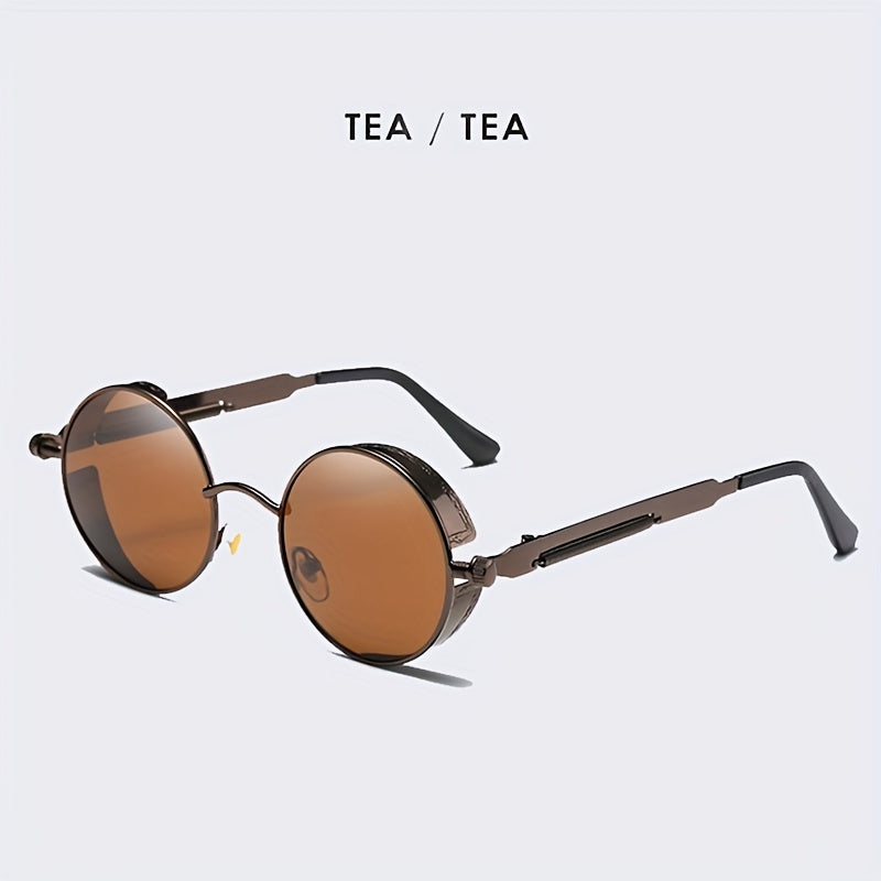 Vintage polarisierte Steampunk-Sonnenbrille