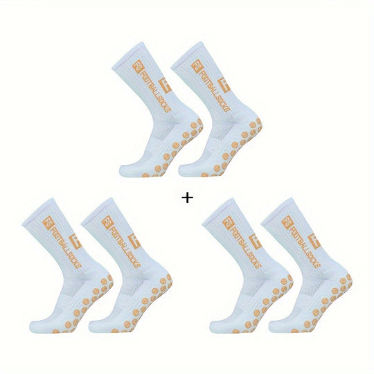 Breathable Football Grip Socks (3 Pairs)