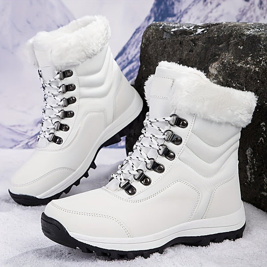 High Top Thermal Hiking Boots for Women