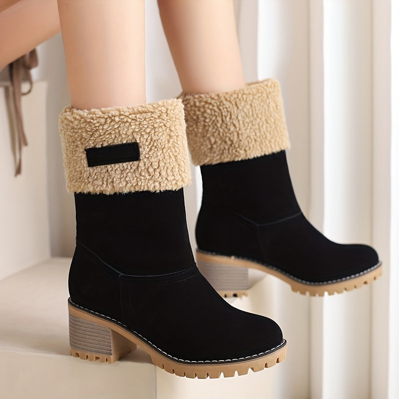 women's snow boots with stiletto heels