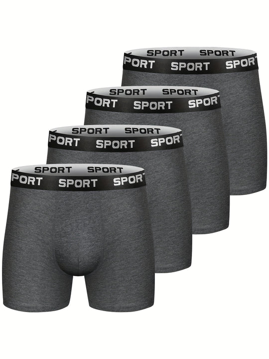 4er-Pack Herren-Boxershorts aus Baumwolle