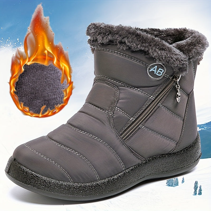 Thermofellgefütterte Schneestiefel für Frauen