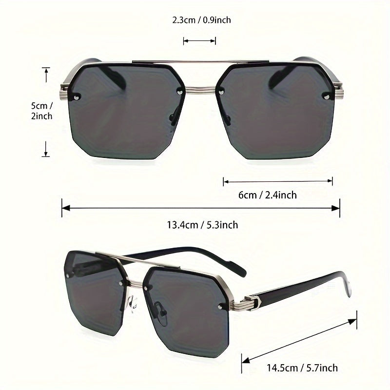 Vintage Double Lens Sonnenbrille für Frauen