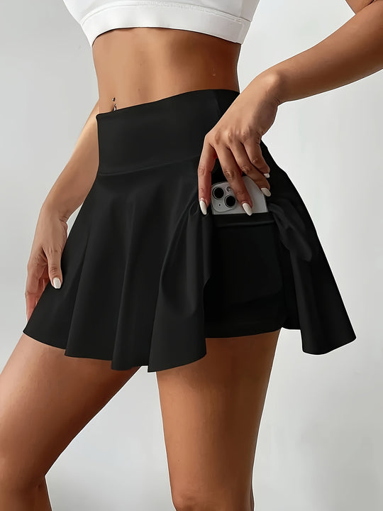 Sporty skorts with pocket