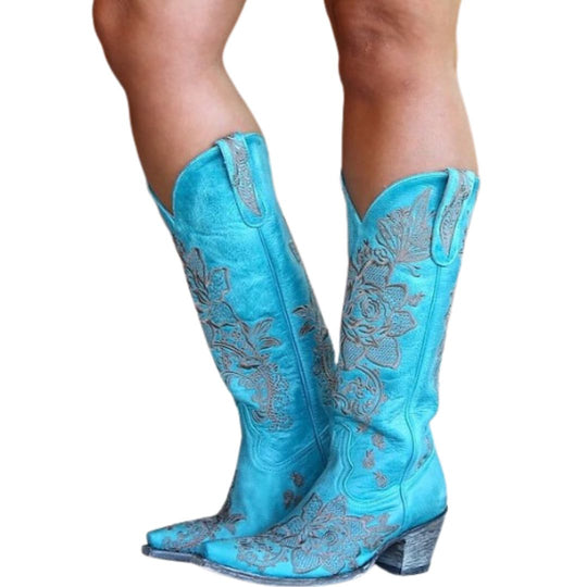 Embroidered Boots for Women