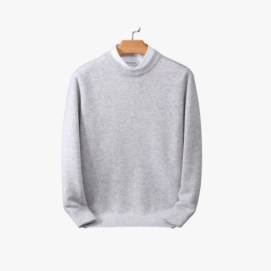 Soft casual cashmere sweater for men