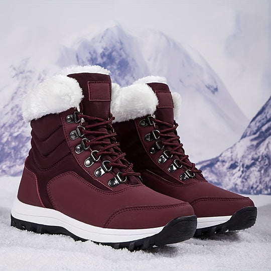 High Top Thermal Hiking Boots for Women