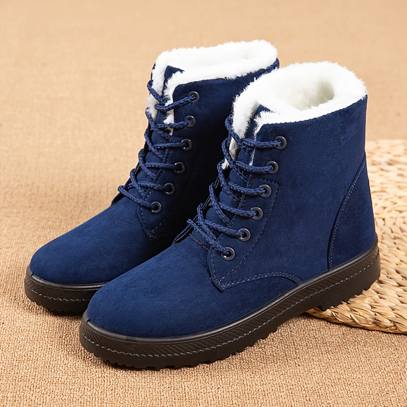 faux fur snow boots for women