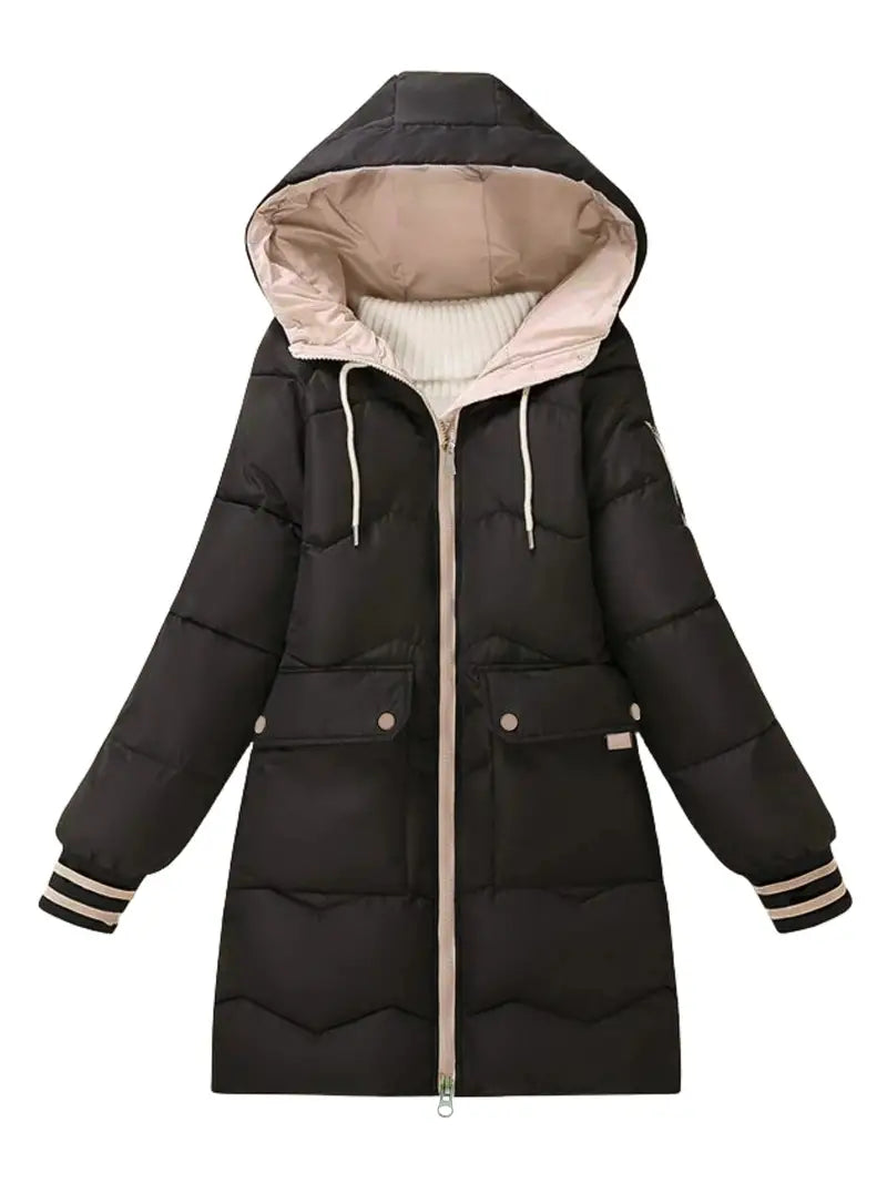 Warm fleece jacket for women