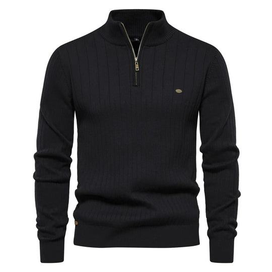 Men's zip-up sweater