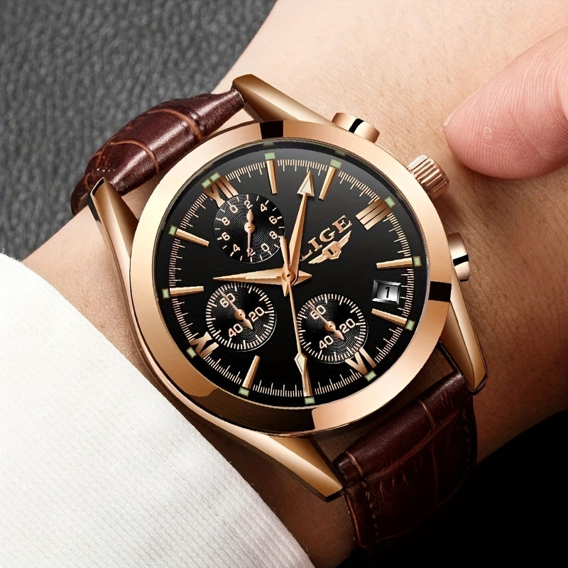 men's chronograph quartz watch