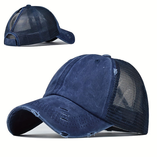 Pferdeschwanz Mesh Trucker Kappe