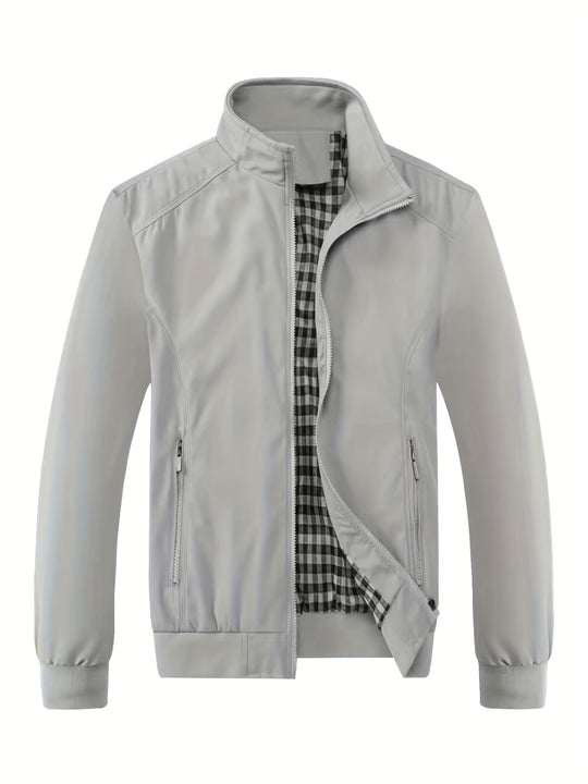 Casual jacket with zip pockets