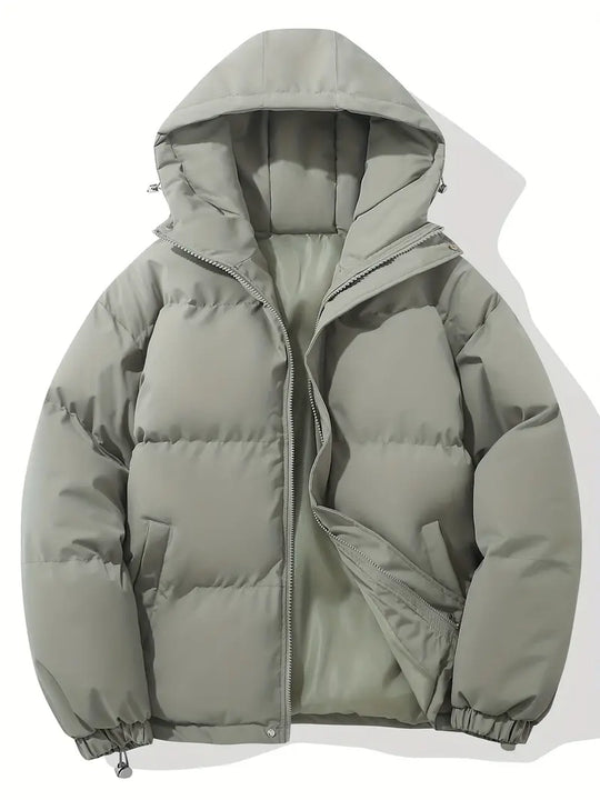 Lightweight winter quilted jacket for men