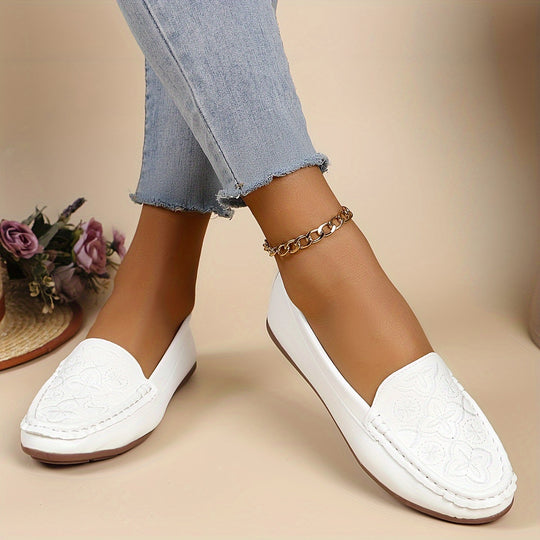 Bestickte Loafers für Frauen