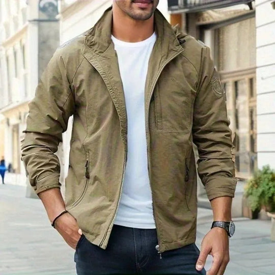 Breathable Cargo Jacket for Men