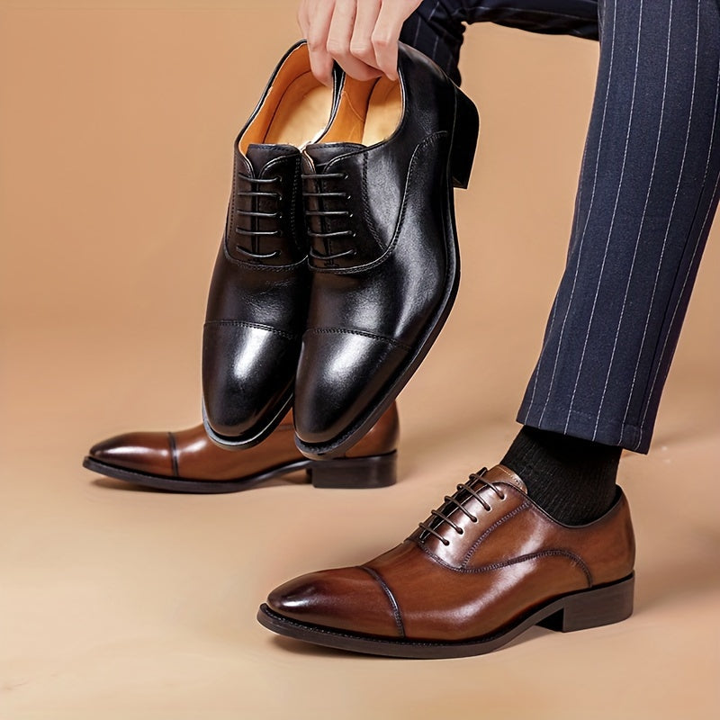 Men's Cap Toe Oxford Shoes