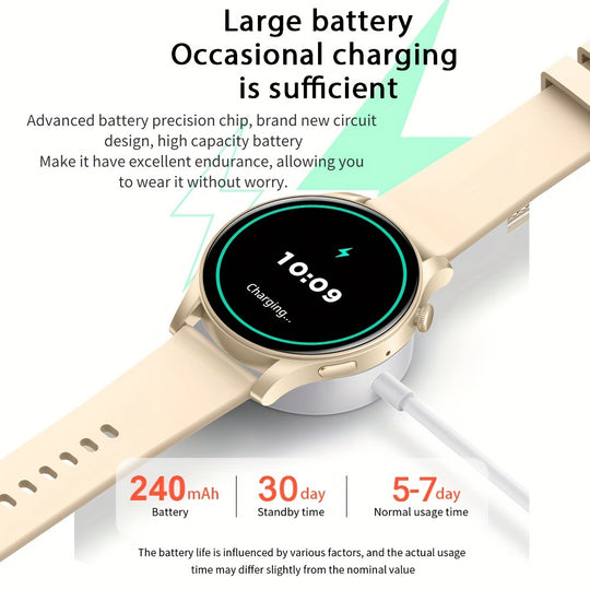 Round Smartwatch with HD Screen